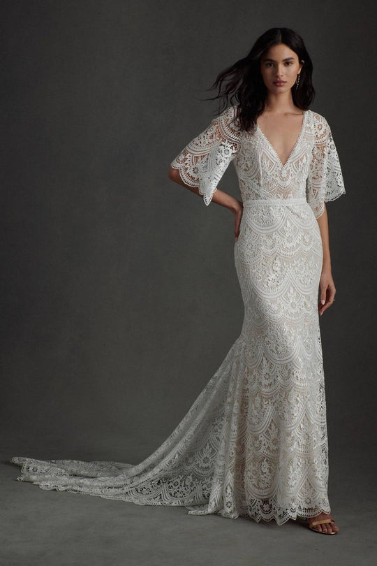 BHLDN Rish Haleh Flutter Sleeve