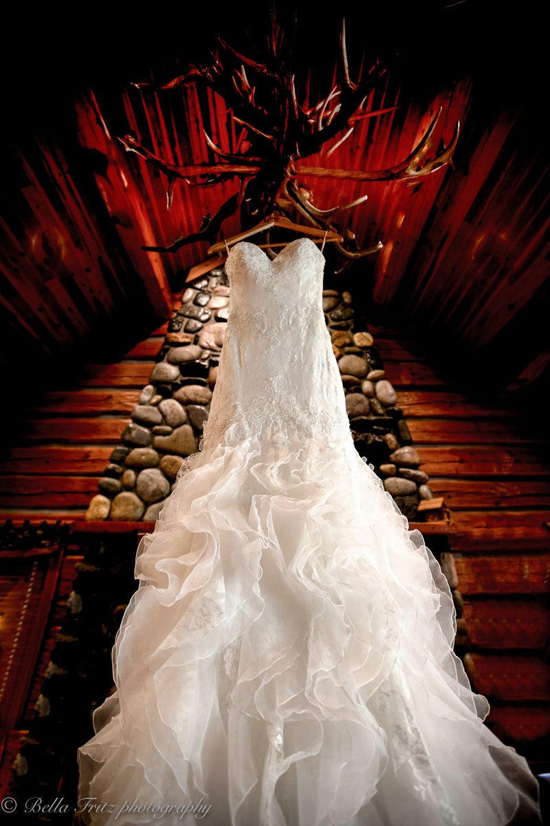 Casablanca 2096 Ruffle Mermaid Wedding Dress – Nearly Newlywed