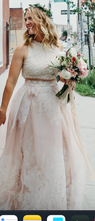 Chosen by Kyha Two Piece Floral and Sequins