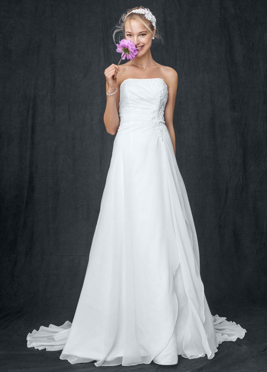 A-Line Chiffon Bridal Gown main image 1