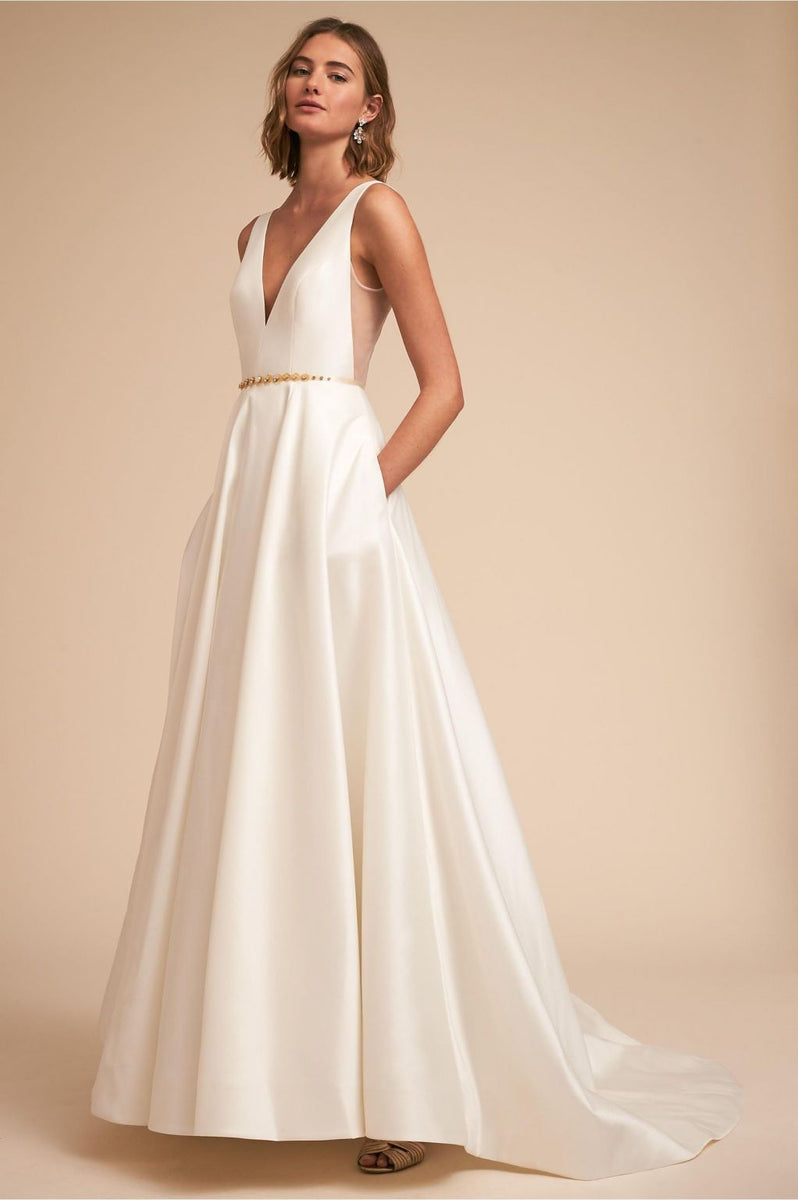 Jenny Yoo Octavia Gown BHLDN – Nearly Newlywed