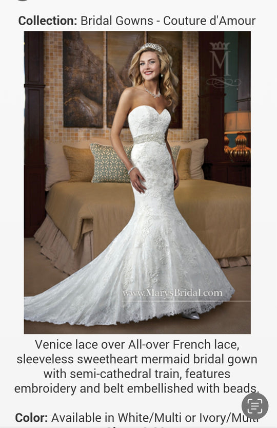 Mary's Bridal 6210 WM 6