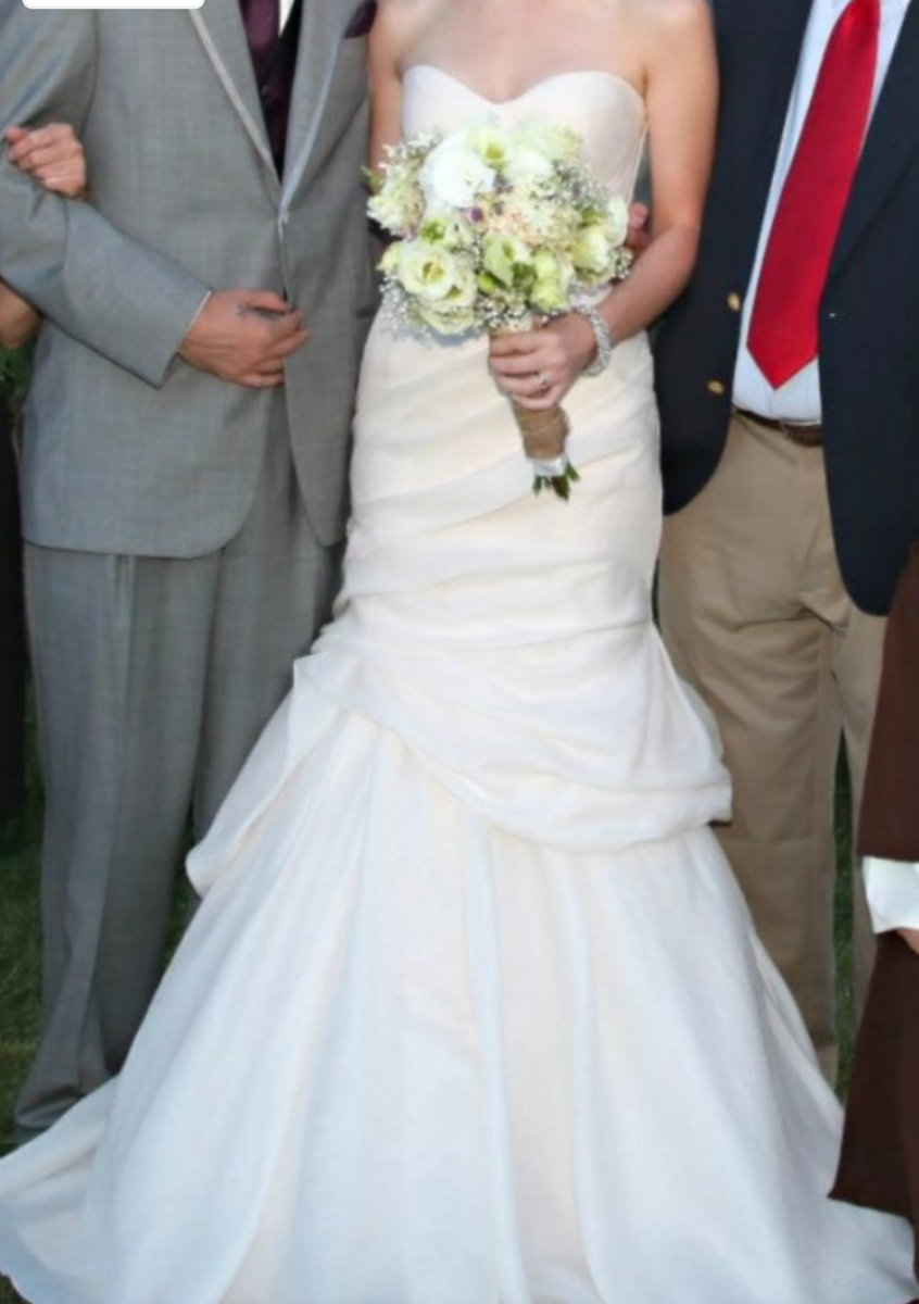 Monique Lhuillier Peony Nearly Newlywed