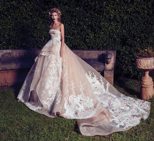 Saiid Kobeisy 2015 WE007 Embellished Nude