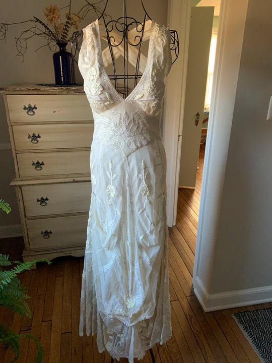 Temperley London Long Sapphire Dress Shakespeare/S06-0494A SP-WH-10