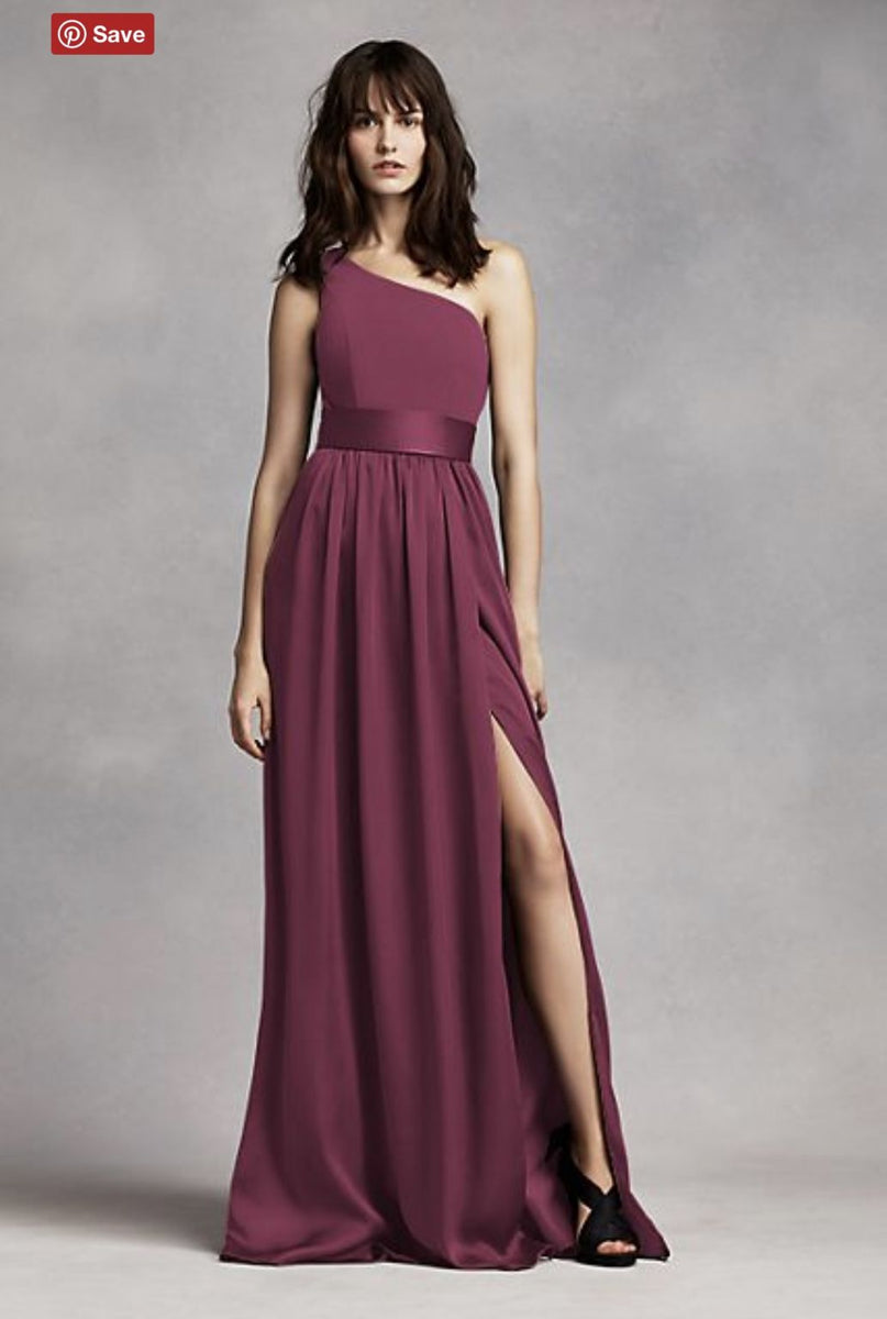 vera wang amethyst bridesmaid dress Pristine , Tailored David's bridal