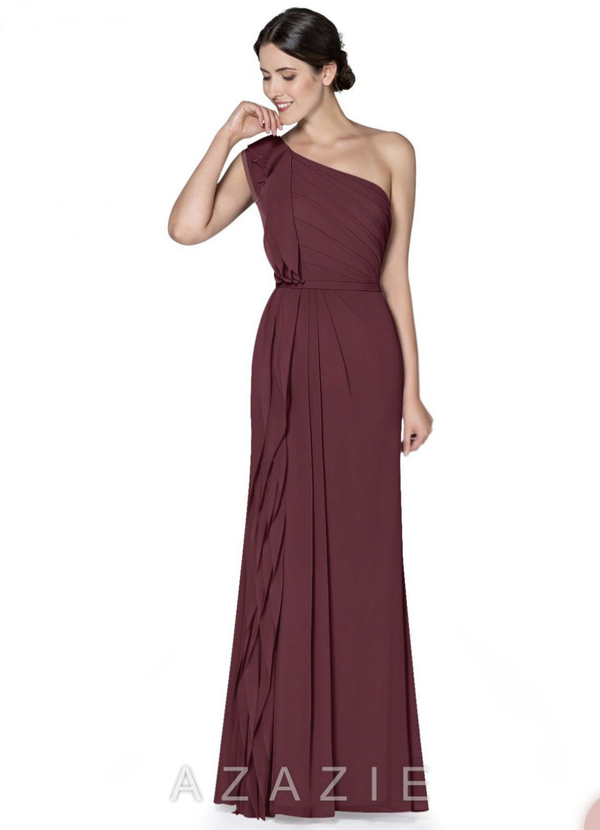 Azazie sales one shoulder