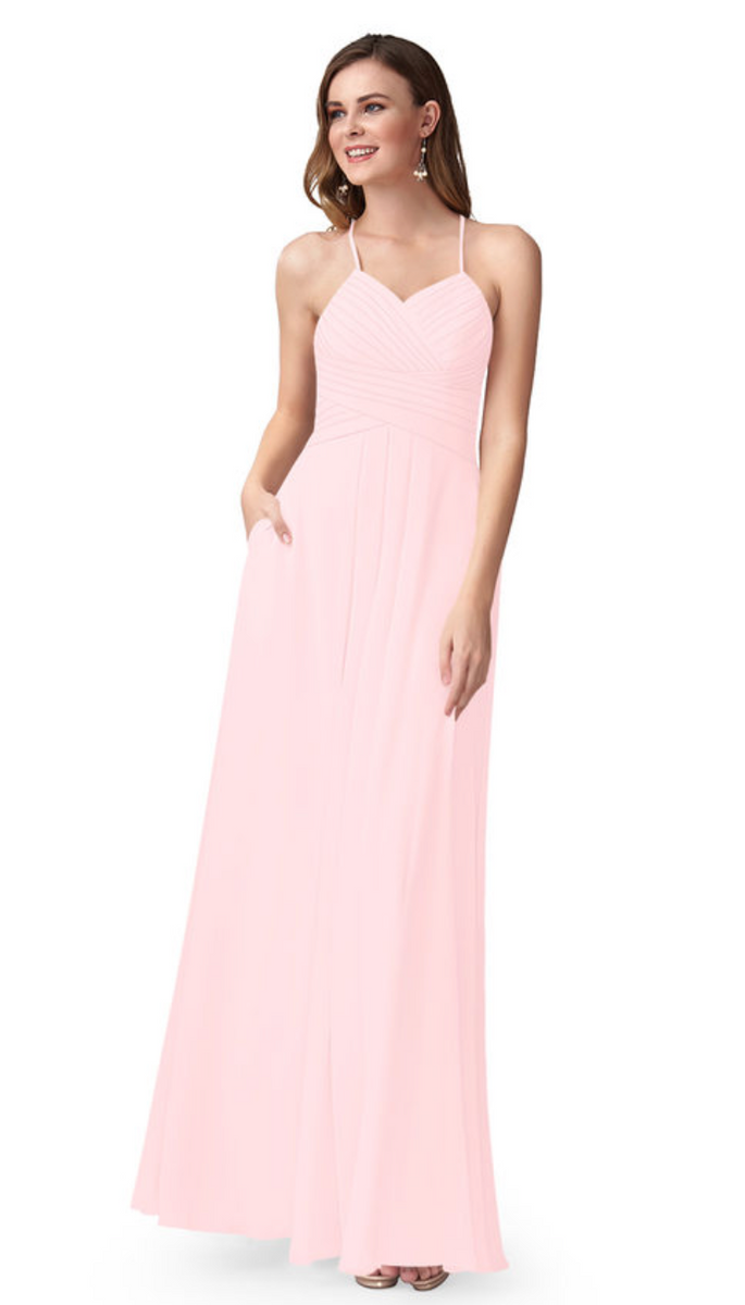 Azazie blushing pink shop