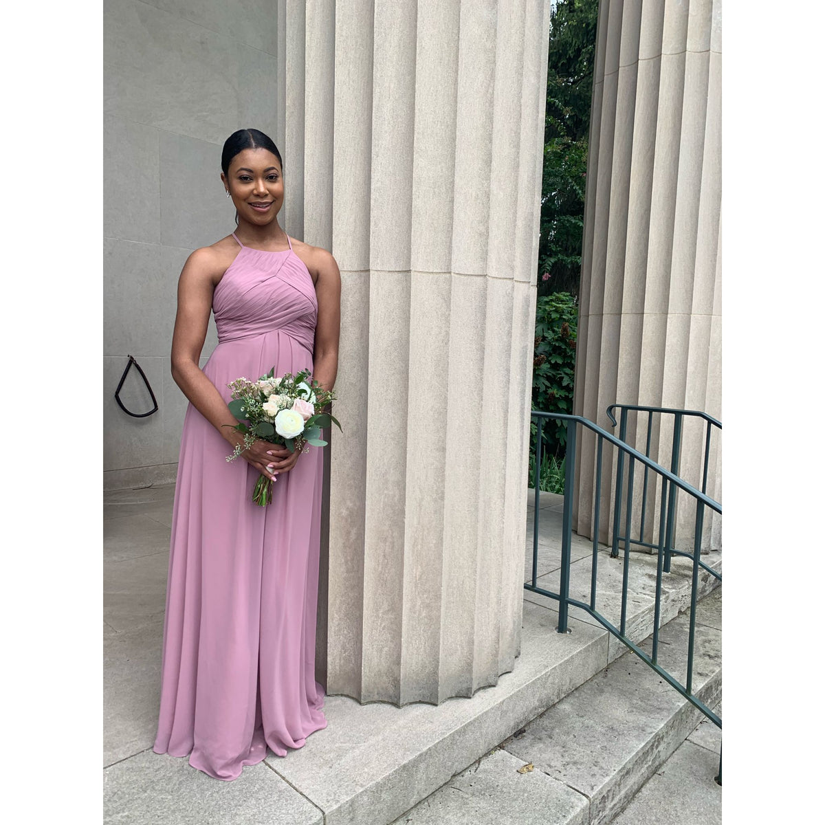 dusty mauve bridesmaid dresses Convertible Lisposa selling Kira dress is sleeker and sexier than ever in matte satin. Mauve Bridesmaid Dresses & Gowns