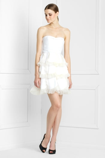 BCBG MAXAZRIA Bcbg Tier Petal Dress