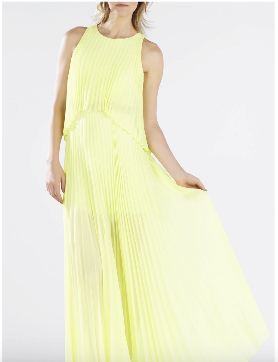 パーティードレス Shaina Citron Sleeveless Pleated Gown BCBG MAXAZRIA Shaina Pleated Gown – Nearly Newlywed