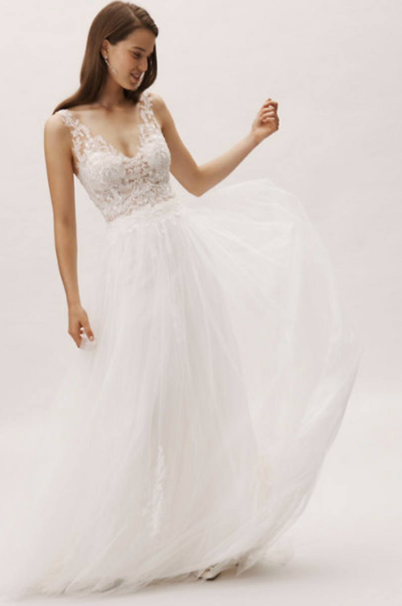 BHLDN Be True Gown – Nearly Newlywed1