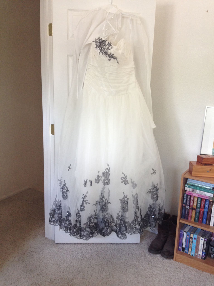 Black wedding dress davids clearance bridal