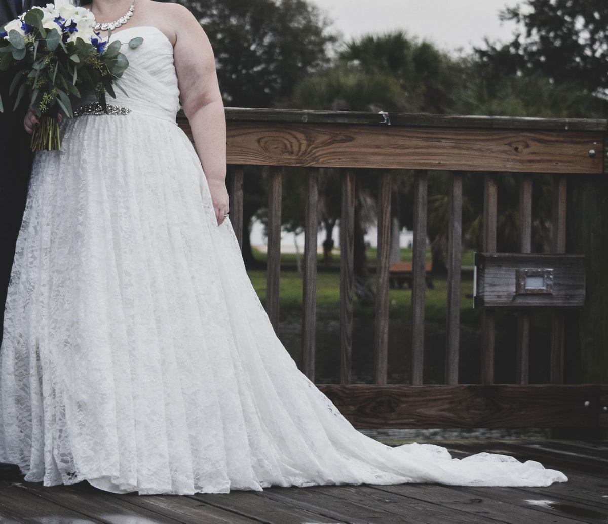 David's Bridal 9WG3829 – Nearly Newlywed