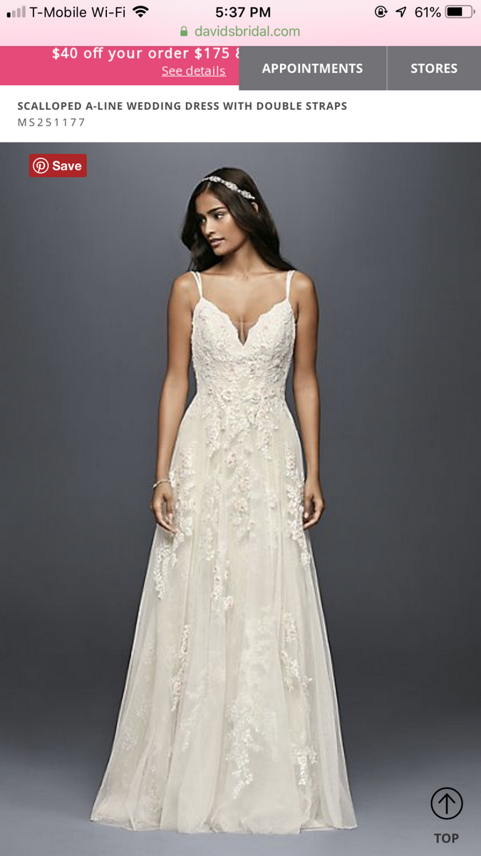 David s Bridal MS251177 Nearly Newlywed