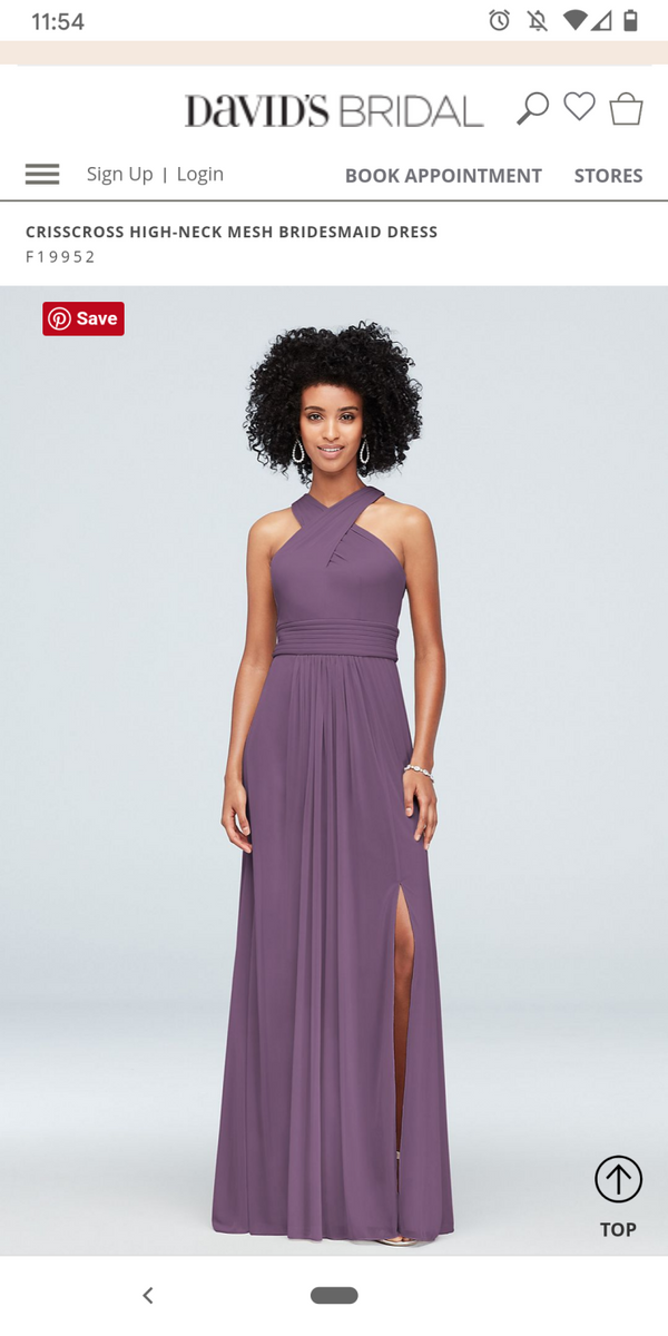 F19952 sales david's bridal