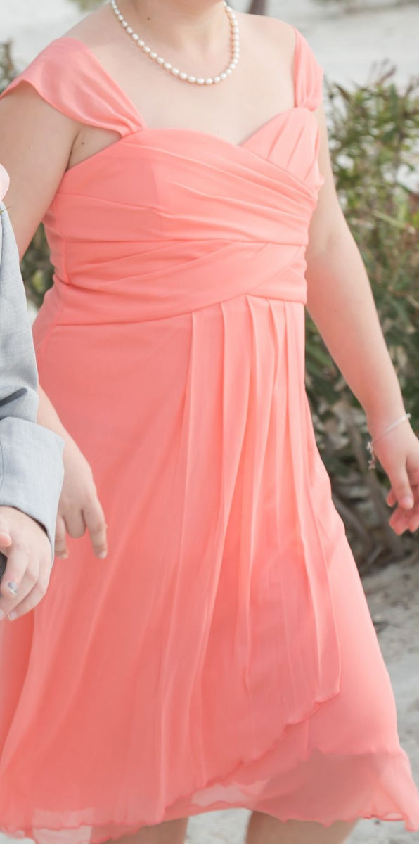 David s Bridal Junior Bridesmaid Dress PreOwnedWeddingDresses