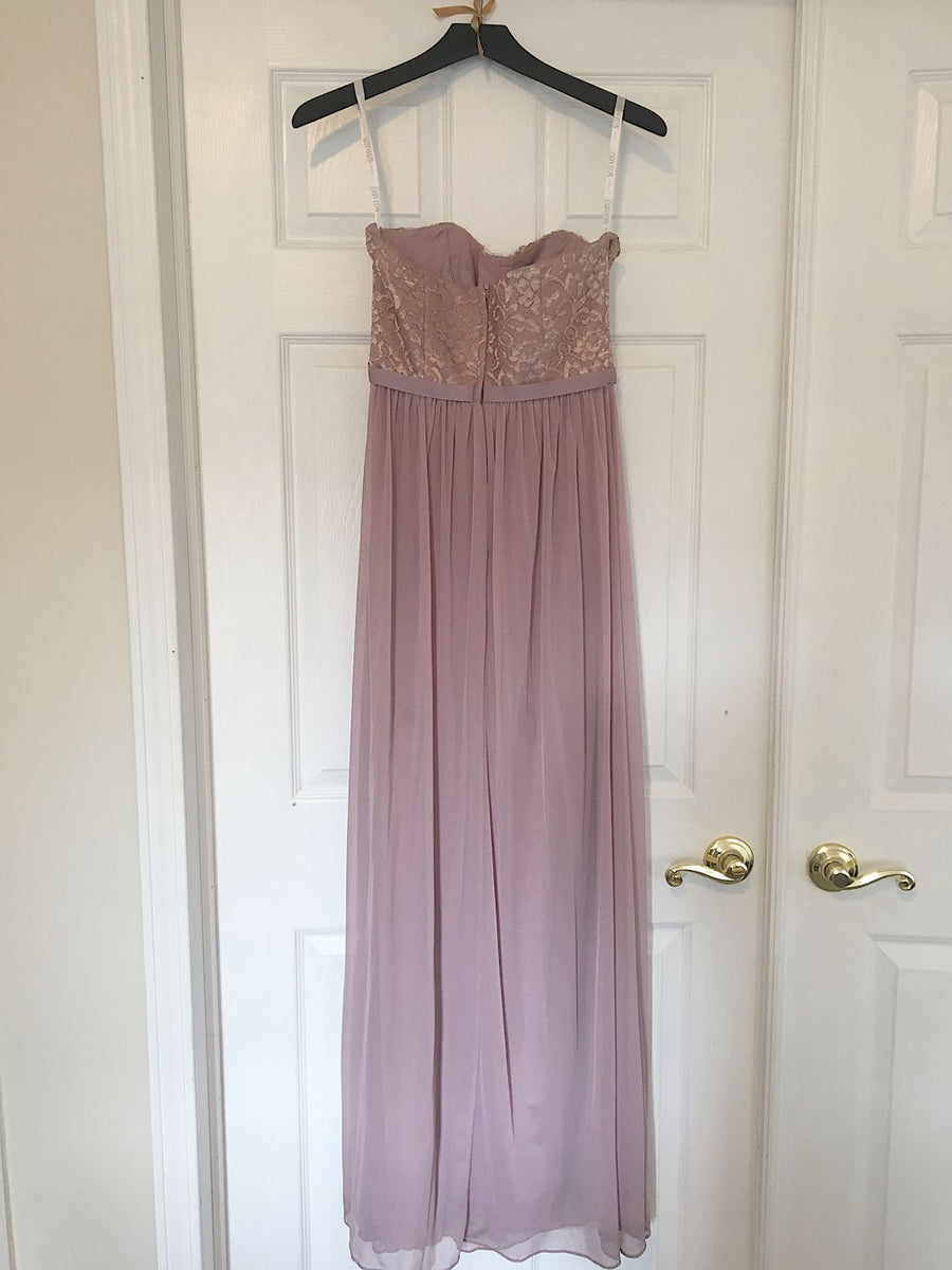 Rose gold metallic cheap david's bridal