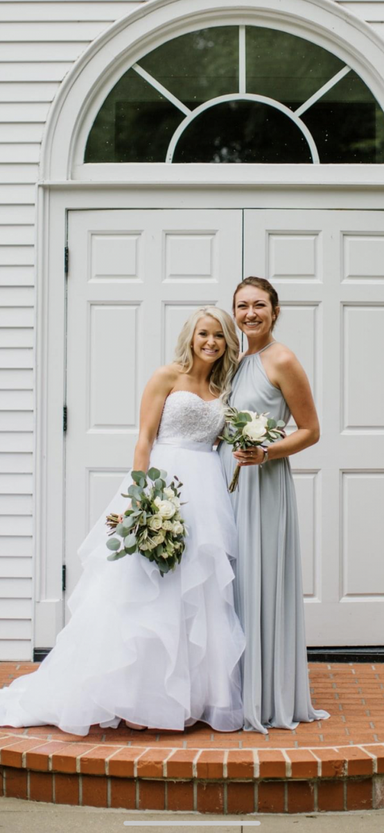 David's bridal top mystic bridesmaid dress