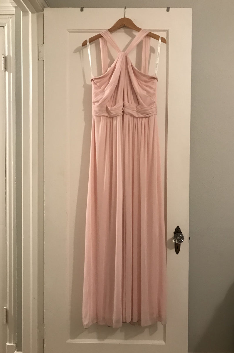 David's bridal outlet y neck dress