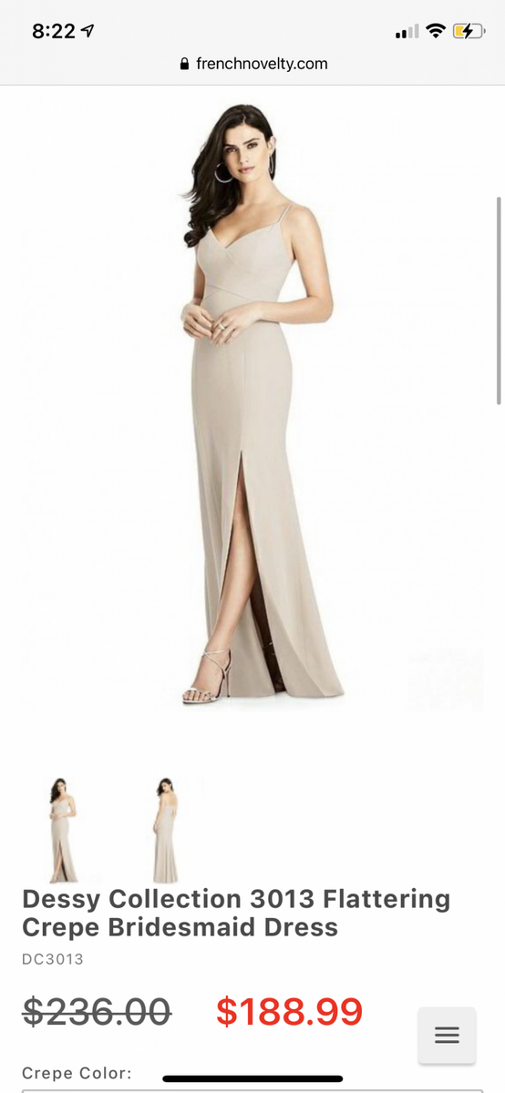 Dessy 3013 PreOwnedWeddingDresses