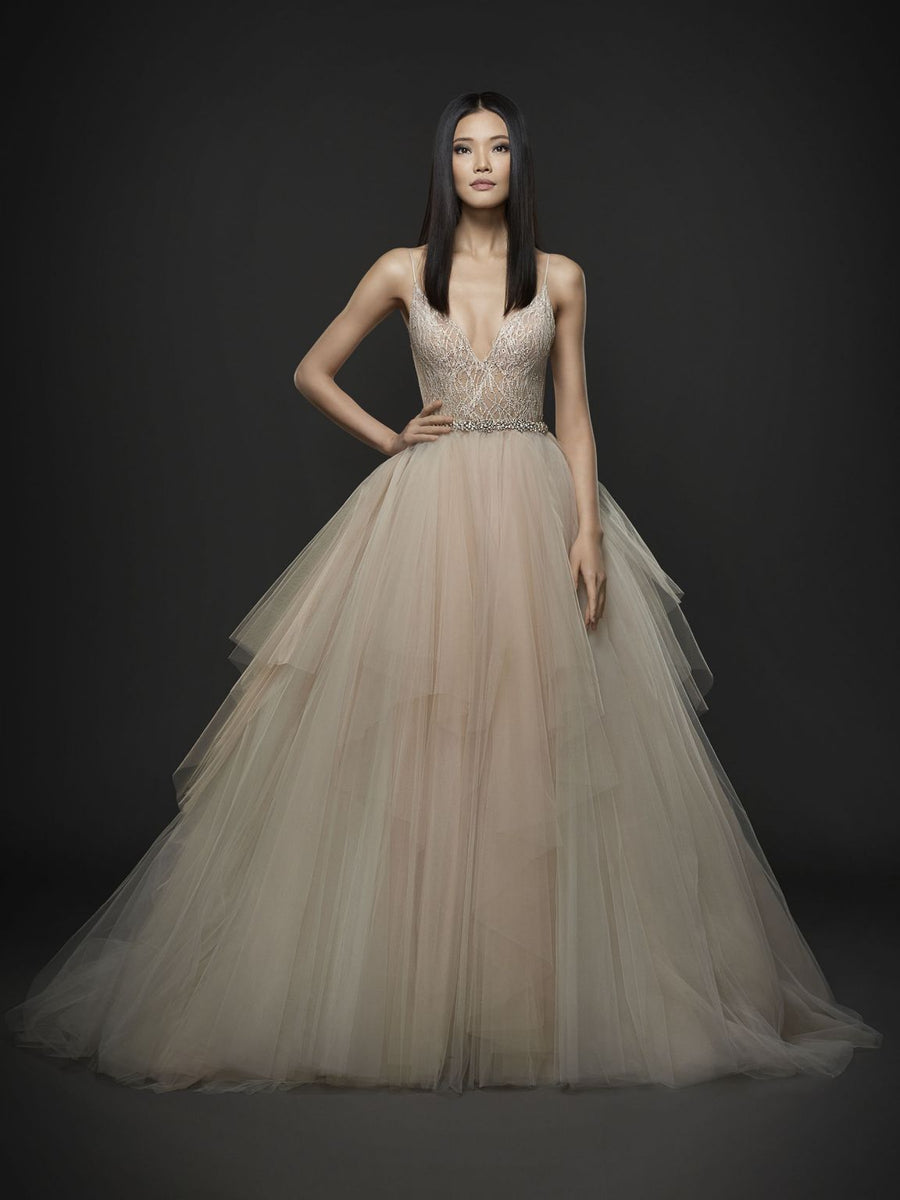 Lazaro Tulle Ball Gowns Wedding Dresses Price