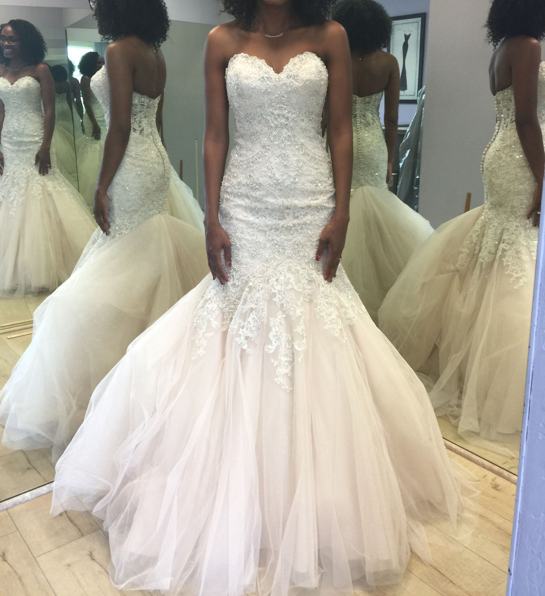 Mori lee outlet 8125