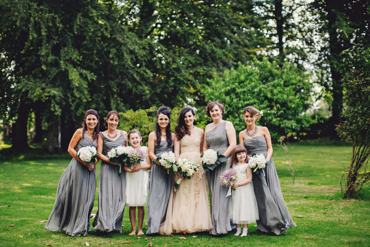 Other J Crew Grey Kylie Silk Chiffon Bridesmaid dress