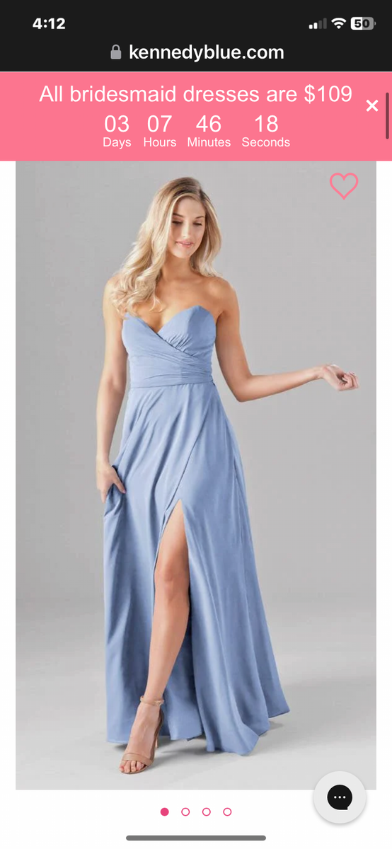 cornflower bridesmaid dresses