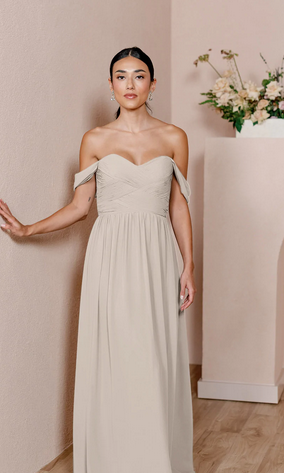 Other Revelry - Kennedy Chiffon Convertible Dress (Champagne ...