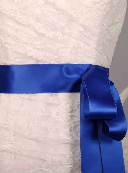 Your Dream Dress Exclusive Royal Sash 2 in wide by 4 1/2 yds long