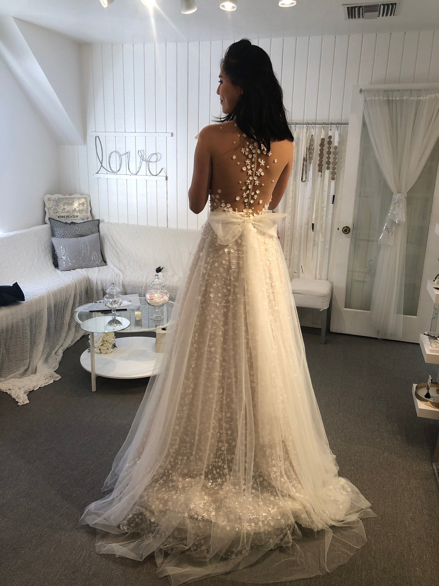 Berta Demi Dress Nearly Newlywed