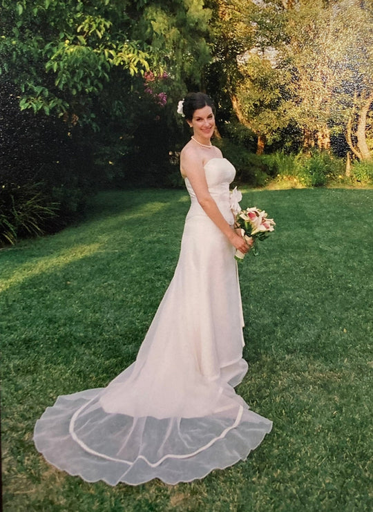 Adele Wechsler Classic Silk Strapless A-Line