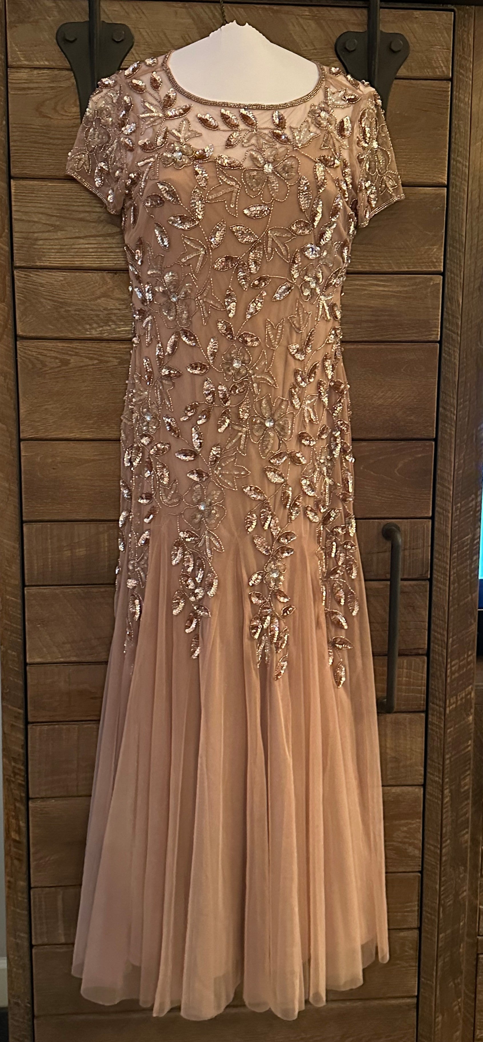 Adrianna Papell Women's Beaded Godet Gown - Macy's
