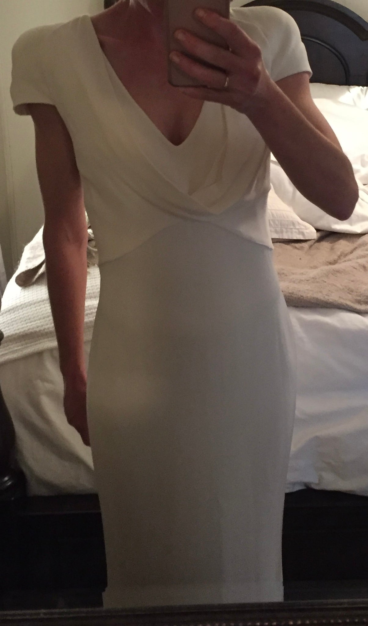 Alexander McQueen Silk-Crepe Cowl Neck Gown - Main Image