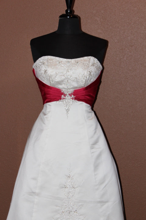 red and white alfred angelo wedding dress First Look at 2015 Disney Wedding Gowns from Alfred Angelo