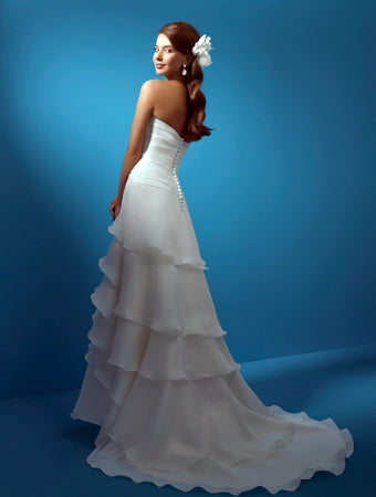 alfred angelo blue wedding dress 2100 – Nearly Newlywed Maayke collection Men Dress Shoe Casual sa_md_30 Color:Desert Rose