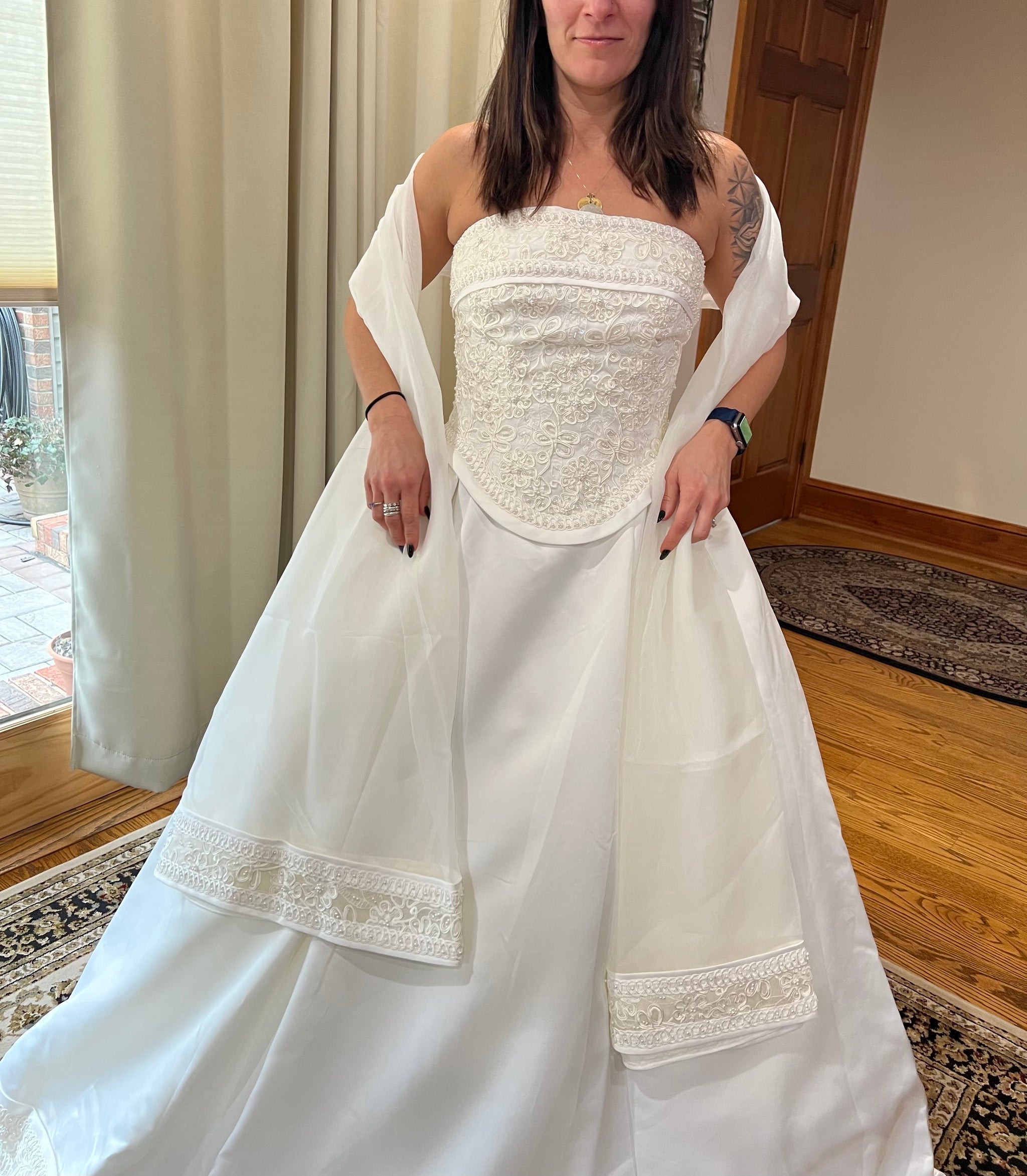 Alfred Angelo Vintage Strapless A-Line 1104 – Nearly Newlywed