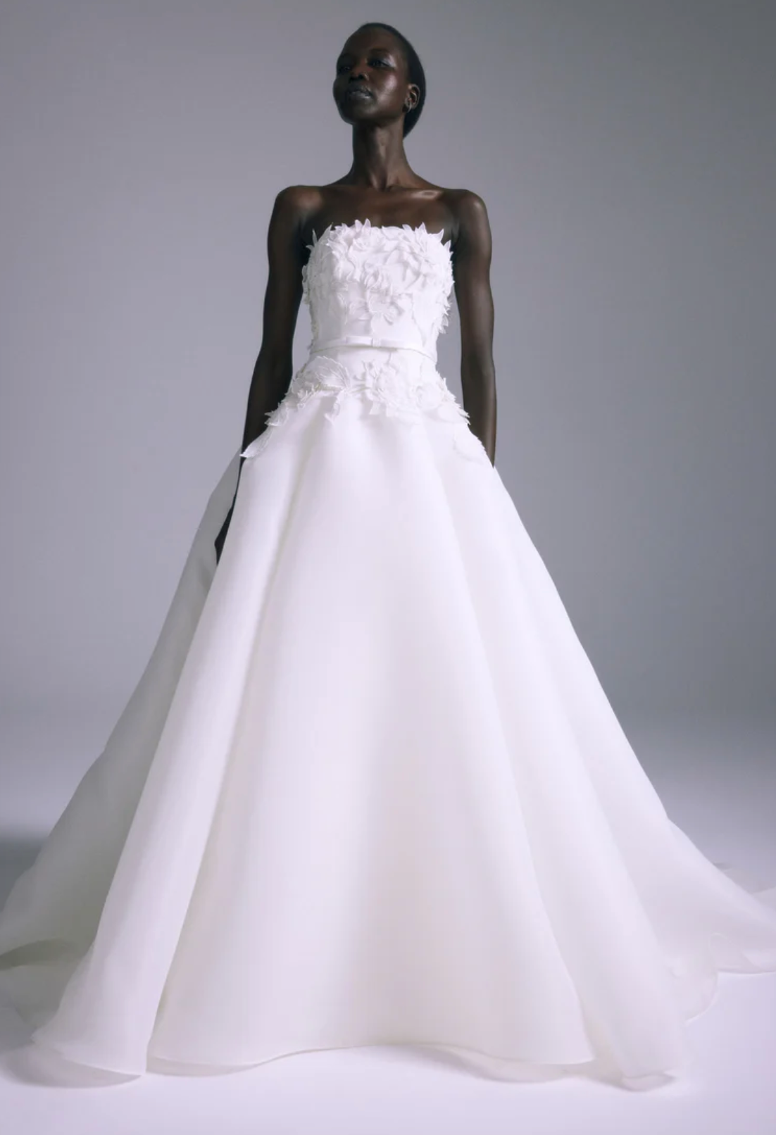 knee length dresses for ladies Amsale Amsale Couture Blossom – Nearly Newlywed