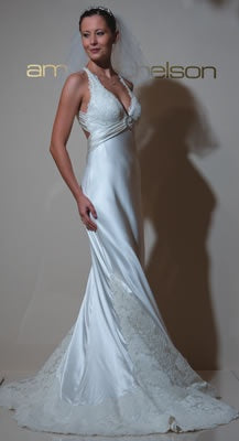 Amy Michelson Amy Michelson Satin and Lace Size 6