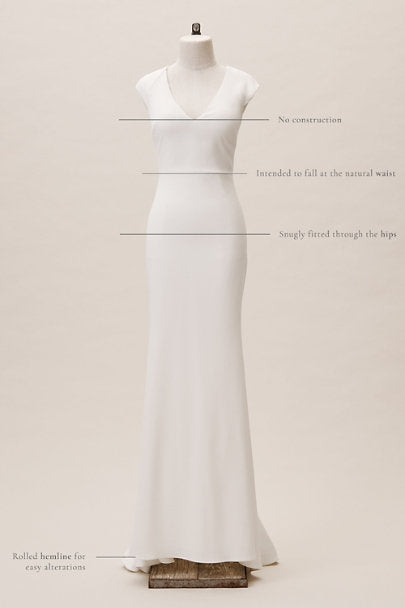 Badgley Mischka Sawyer Gown BHLDN Nearly Newlywed