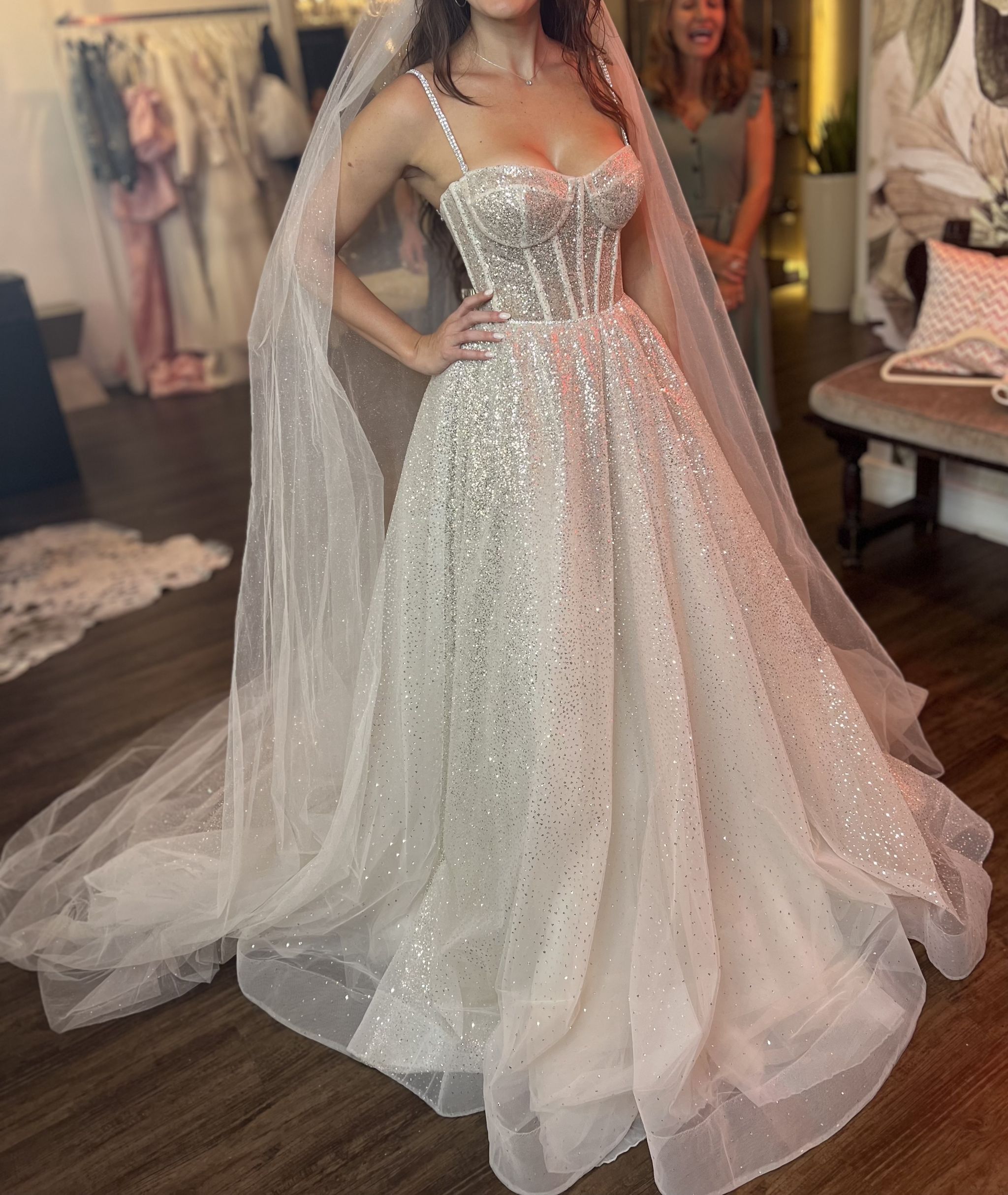 Berta Sparkle Gown Berta 20-107