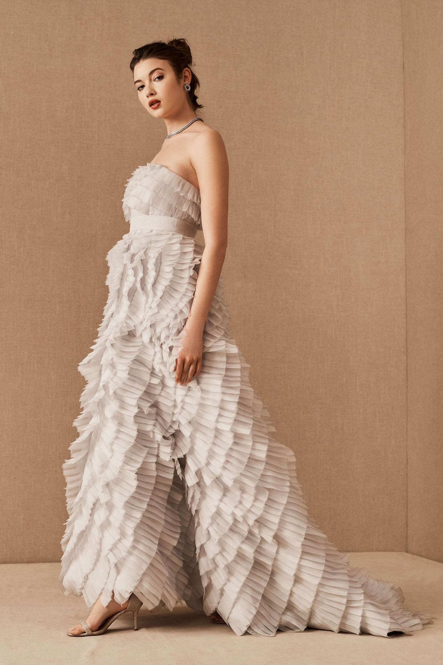 BHLDN Bexley Pleated Fantasy