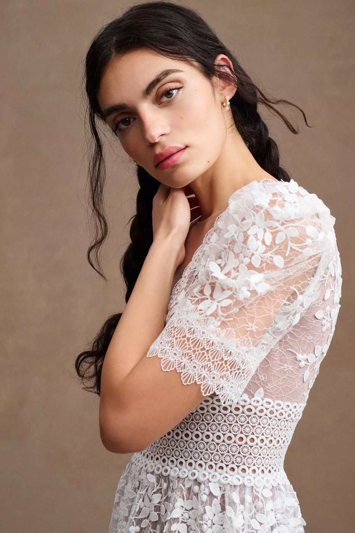 bronx and banco megan embroidered mini dress BHLDN Bronx and Banco Megan Mini – Nearly Newlywed