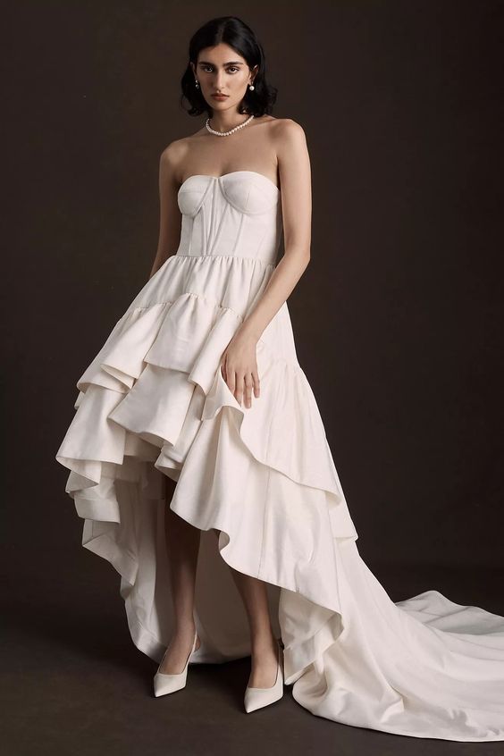 BHLDN Paisley High-Low Gown Nearly Newlywed BHLDN Paisley High-Low Gown Nearly Newlywed
