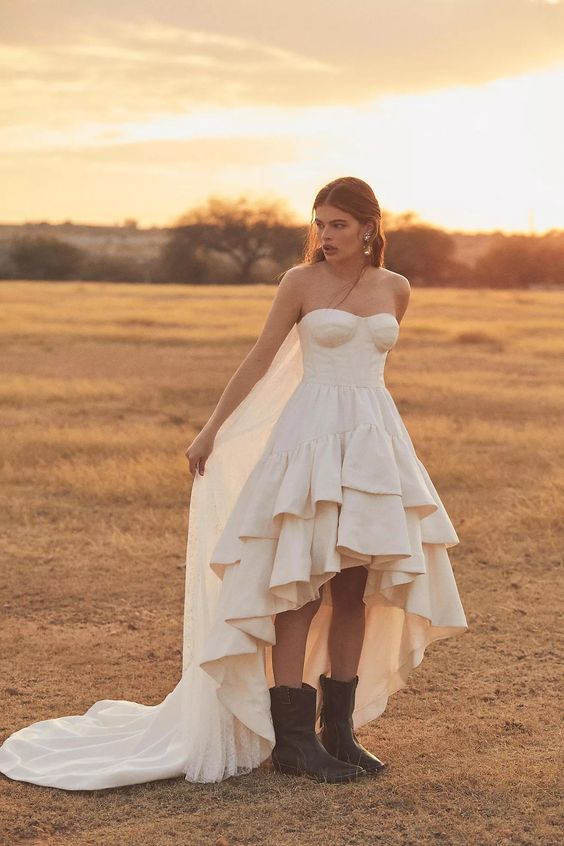 hucdanao dresses BHLDN Paisley High-Low Gown