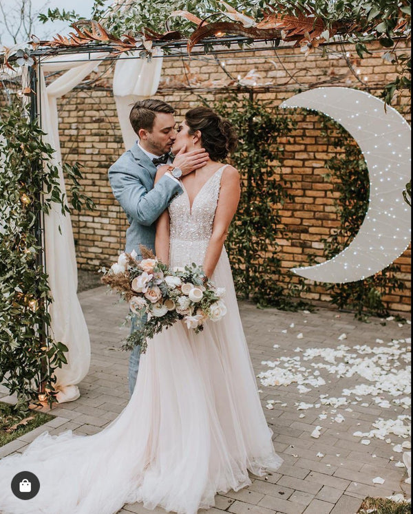 Bhldn Written In The Stars Gown BHLDN Written In The Stars Beaded