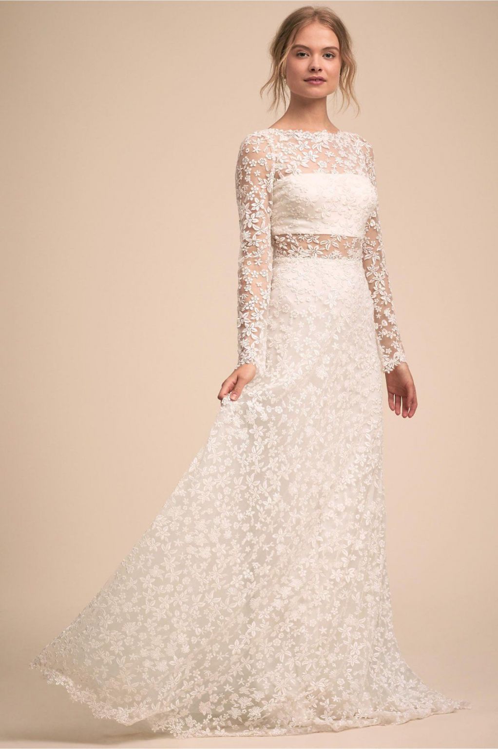 BHLDN Celestine Gown Tadashi Shoji – Nearly Newlywed