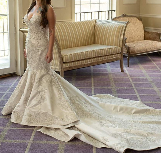 Bijou Bridal  Strapless Sweetheart Mermaid