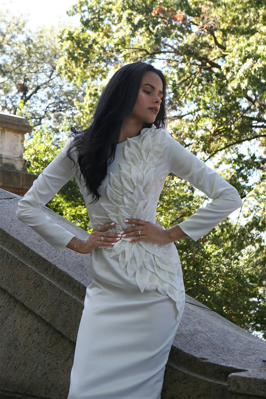 CaeliNYC Caeli Couture Bridal Rhodea Column Gown